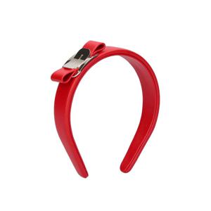[SALVATORE FERRAGAMO] 라프리마 여성 헤어 액세서리 헤어밴드 791484001 레드 /8