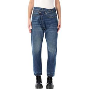 알13 KELLY 캘리 크로스오버 데님 팬츠 R13W2048D381C OASIS BLU