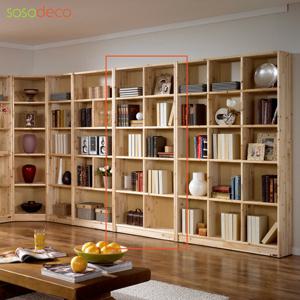 [소소데코]그랜드 삼나무원목책장(900)