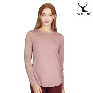 녹족 요가복 필라테스복 케이트 긴팔티 로즈