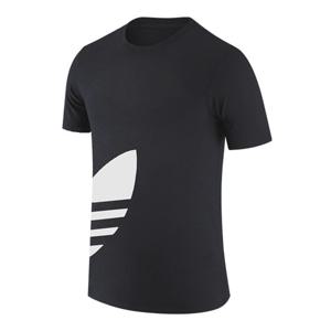 아디다스 키즈 빅 트레포일 반팔티 K 아동 티셔츠 블랙 FM5607