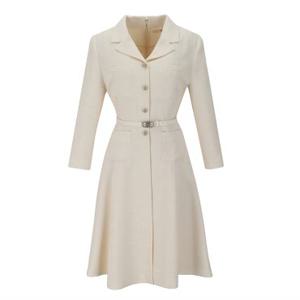 [백화점]숲  (SB3OPM6) 플레어 벨티드 원피스