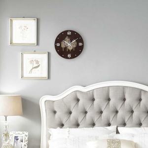 데일리데코 인조가죽 400 가로수 벽시계