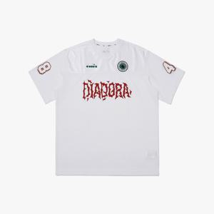 [디아도라] 배즈본 메쉬 반팔 티셔츠 WHITE