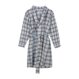 면 요루 체크 선염 남성 로브가운 WRB2462M