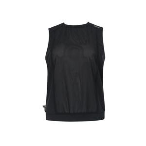 골피아 국산 여성 배색 허리스트링 망사조끼 AVM4BU6052