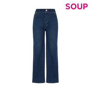 [숲]웨이스트 밴딩 배기 데님 팬츠(SARDP93)