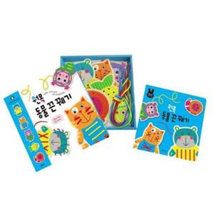 [블루래빗] 원목 동물 끈 꿰기