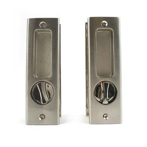 매입손잡이 매입 손잡이 60 슬라이딩 도어락 욕실문 니켈 미닫이