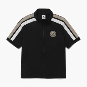 [르꼬끄골프] 여성 선데이 라인 포인트 반팔 풀집업 점퍼 (GQ122LBL35)