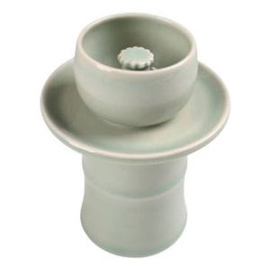 청자 대나무모양 계영배 절주배 술잔