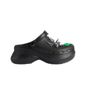 발렌시아가 x 크록스 뮬 지비츠 블랙 720857W0FOY1000