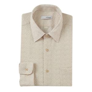 [에스티듀퐁(셔츠)]폴리서커 체크 남방 일반핏 긴팔 와이셔츠 (SE5SM11LS120SBE)