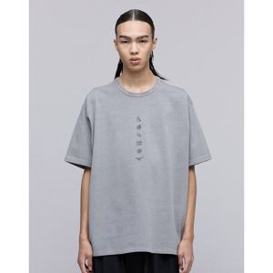 일꼬르소 25SS 일꼬르소X미즈노 에너지 펄스 가먼트다잉 반팔 티셔츠 라이트 그레이 IETS5E704G1