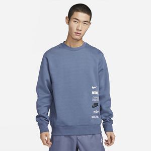 나이키긴팔티 DX0782-491 나이키 클럽 플리스 남성 브러시드 백 크루