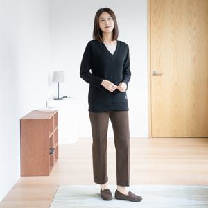 엄마옷 마담4060 벨벳기모밴딩팬츠 데일리 여성바지 -ZPN2512005-