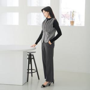 엄마옷 마담4060 레터링밴드헤링본기모팬츠 데일리 여성바지 -ZPN2512010-