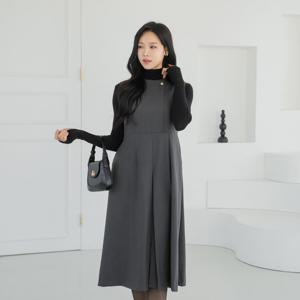 엄마옷 마담4060 클래씨마담 아프로핀턱절개원피스 여성 데일리 -ZOP2512003-