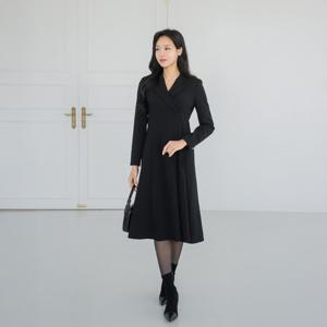 엄마옷 마담4060 클래씨마담 쿠린핀턱플레어원피스 여성 데일리 -ZOP2512001-