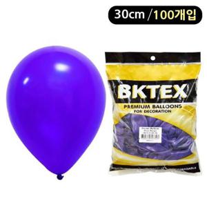 해피파티 풍선 펄 라운드 30cm (100개입) (퍼플)