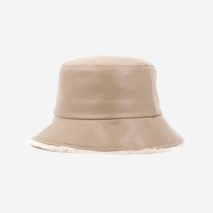 [아가타(모자)]여성 퍼 배색 버킷햇 AG28WBK009