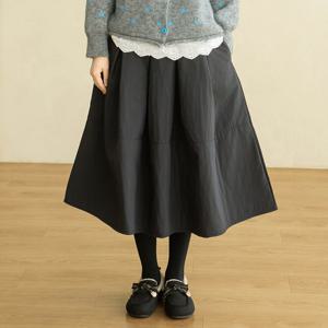 엄마옷 마담4060 내추럴포엠 누빔플리츠스커트 중년여성 데일리 -ZSK2512003-