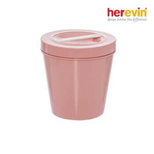 진공 헤르빈 휴지통 핑크