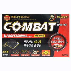 헨켈 컴배트 파워 작은바퀴용 12개입 바퀴벌레약 1개