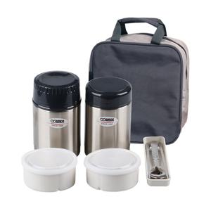 코스모스 원+원 스텐 보온 도시락 0.55L WJ-392