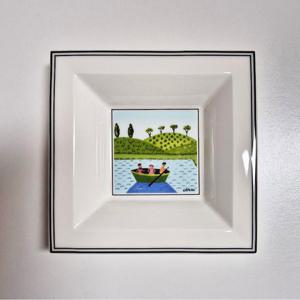 빌레로이앤보흐 디자인 나이프 사각접시 14x14cm 보트