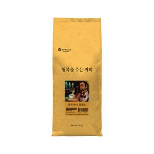 맥널티 행복을 주는 커피 분쇄 콜롬비아 블렌드 1kg