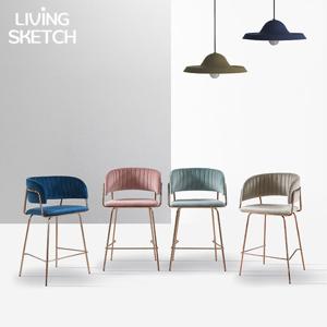 [리빙스케치] 에덴 바베로 슬림 홈바체어[착불]빠 카페의자