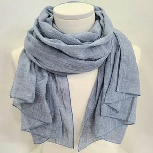 [애슬릿][애슬릿]여성 남성 가을 무지 면 롱 빅 스카프 머플러