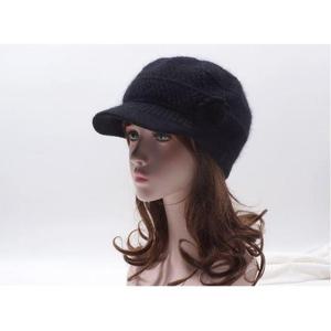 니트 챙 모자 S1449 앙고라꽃