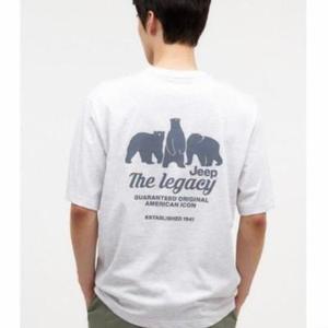 Jeep 지프 남여공용 곰세마리 지프 반팔티_JO2TSU108SG