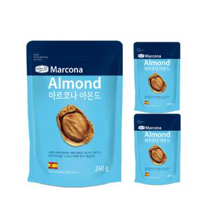 [리치팜너트]마르코나아몬드 260g x 3팩