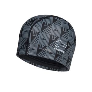 [레노마수영복]성인 사선 체크 PU 수영모자 RC2E013_BK