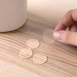 아크릴 원형 양면 테이프 [70매 대용량 투명 실리콘테이프 겔 젤리 스티커]