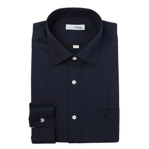 [에스티듀퐁(셔츠)]네이비 도비 일반핏 긴소매 셔츠 SE5SM11LS110SNY