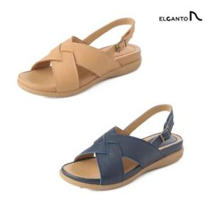 엘칸토 HC14 여성 쿠션UP 논슬립 X자 샌들 LCWW61U326