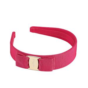 [페라가모] (34 4311 FANDANGO PINK 0759767) 여성 바라 보우 헤어밴드