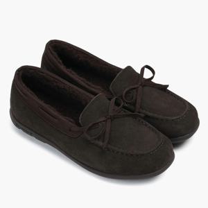 [베어파우(슈즈)][여성] AMIRI 아미리 2CM 소가죽 양털 모카신 초코렛 K2949004RD-W