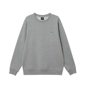 캉골긴팔티 CQK KRFC-RT17900MY 햇 컬렉션 스웨트셔츠 1790 멜란지그레이