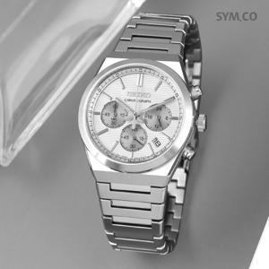 세이코 SSB451P1 크로노그래피 젠타클래식 사파이어 캐쥬얼 남자 메탈 시계 d