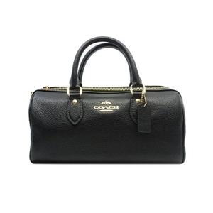 코치 페블레더 로완 롱 사첼 크로스백 CV964 IMBLK