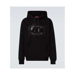 구찌 로고 코튼 저지 후디 P01124241