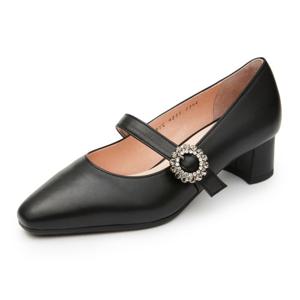 [금강제화(여성)]여성 르느와르 스퀘어 토 메리제인 펌프스 RENPUC4239G1 블랙