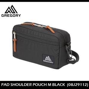 [그레고리][GREGORY] 패드 숄더백 M BLACK [08J29112] 크로스백