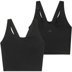 아디다스 W 올미 미디엄 서포트 롱 라인 브라 탱크탑 (IT2726)