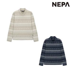 [네파]7K75350 남성 겨울 등산 캠핑 노르딕 마이크로플리스 하이넥 목폴라 긴팔 티셔츠